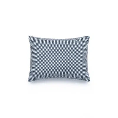 Anaya Navy Blue Horizon Weave Indoor Outdoor Pillow Cover 14x20