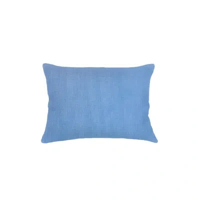 Anaya Ocean Blue So Soft Linen Pillow 14x20 Cover Only