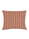 Anaya Ocean Drift Brown Stripe Linen Dutch Euro Pillow 28x36 With Down Alternative Insert In Brown