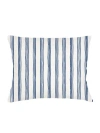 Anaya Ocean Drift Navy Stripe Linen Dutch Euro Pillow 28x36 With Down Alternative Insert In Navy