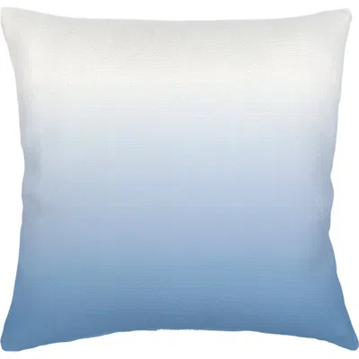 Anaya Ombre Euro Linen Pillow With Down Alternative Insert In Blue