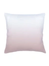 Anaya Ombre Linen Pillow With Down Insert In Pink
