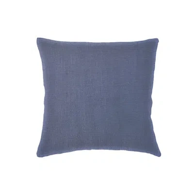 Anaya Pacific Blue So Soft Linen Euro Pillow 26x26 With Down Insert