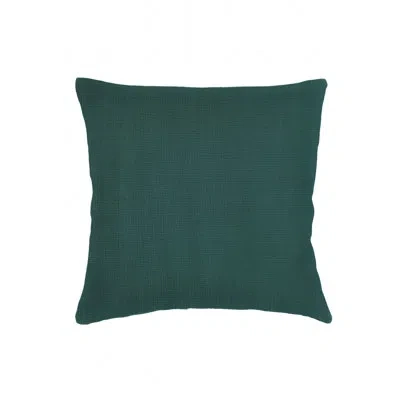 Anaya Pine Green So Soft Linen Pillow 20x20 With Down Insert