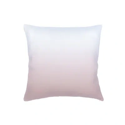 Anaya Pink Ombre Linen Pillow 22x22 With Down Insert