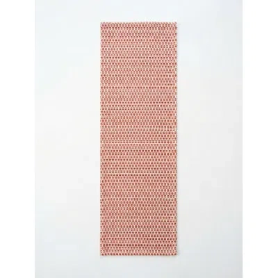 Anaya Polished Pink Compass Line Indoor Outdoor Table Runner 14x72