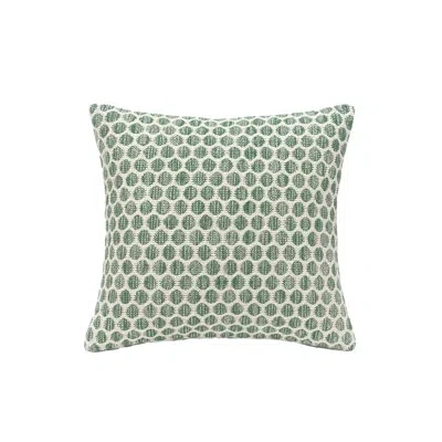 Anaya Pure Green Sailor Dots Indoor Outdoor Pillow Cover 20x20
