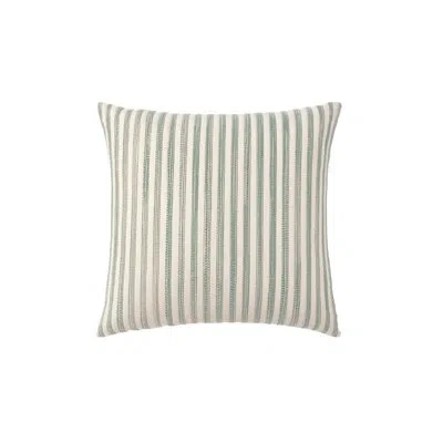 Anaya Pure Green Sandbar Stripe Indoor Outdoor Pillow Cover 14x20 In Pillow Cover Only - No Insert,pure Green