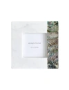 Anaya Rainbow Pearl Marble Picture Frames In White