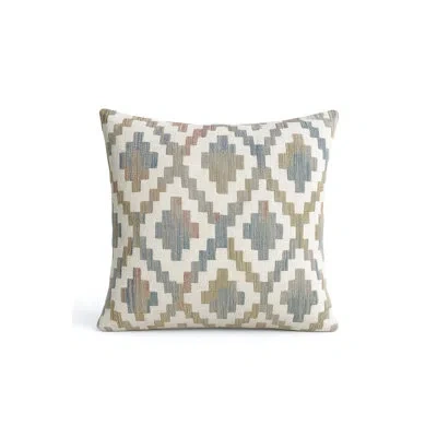 Anaya Rainbow Terra Diamond Indoor Outdoor Pillow 20x20 In Red