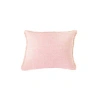 Anaya Rectangular Linen Pillow Cover & Insert In Light Pink