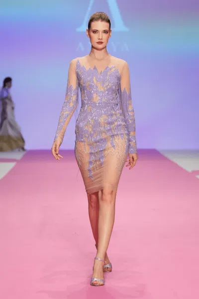 Anaya Ria Dress In Purple