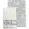 Anaya Simply Sardines Kitchen Towels In Cool Grey