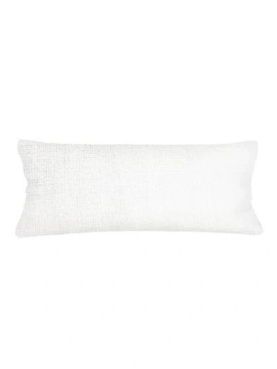 Anaya So Soft Linen Body Pillow Cover Only In Bright White