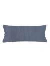 Anaya So Soft Linen Body Pillow Cover Only In Chambray Blue