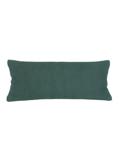 Anaya So Soft Linen Body Pillow Cover Only In Emerald Green