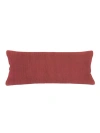 Anaya So Soft Linen Body Pillow Cover Only In Rustic Red