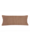 Anaya So Soft Linen Body Pillow With Down Alternative Insert In Latte