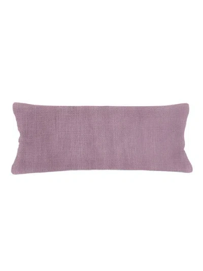 Anaya So Soft Linen Body Pillow With Down Alternative Insert In Lavender