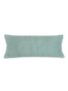 Anaya So Soft Linen Body Pillow With Down Alternative Insert In Mint Green