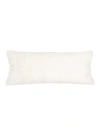Anaya So Soft Linen Body Pillow With Down Alternative Insert In Natural White