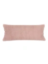 Anaya So Soft Linen Body Pillow With Down Alternative Insert In Rose Pink