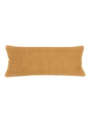 Anaya So Soft Linen Body Pillow With Down Alternative Insert In Tuscan Yellow
