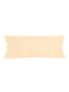 Anaya So Soft Linen Body Pillow With Down Alternative Insert In Yellow