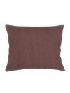 Anaya So Soft Linen Dutch Euro Pillow Cover Only In Chestnut Brown