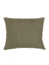 Anaya So Soft Linen Dutch Euro Pillow Cover Only In Olive Green
