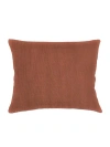 Anaya So Soft Linen Dutch Euro Pillow Cover Only In Rustic Orange