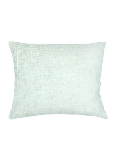 Anaya So Soft Linen Dutch Euro Pillow Down Alternative Insert In Bright Aqua