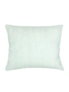 Anaya So Soft Linen Dutch Euro Pillow Down Insert In Bright Aqua