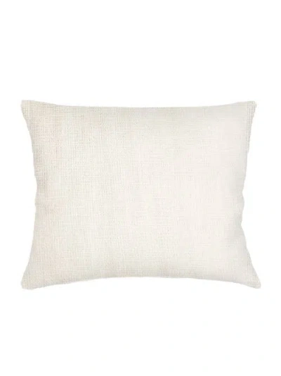Anaya So Soft Linen Dutch Euro Pillow Down Insert In Ivory