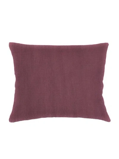 ANAYA ANAYA SO SOFT LINEN LUXE BLUE DUTCH EURO PILLOW WITH DOWN ALTERNATIVE INSERT