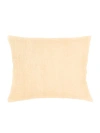 Anaya So Soft Linen Dutch Euro Pillow With Down Alternative Insert In Yellow