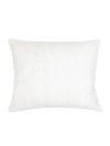Anaya So Soft Linen Dutch Euro Pillow With Down Insert In Bright White