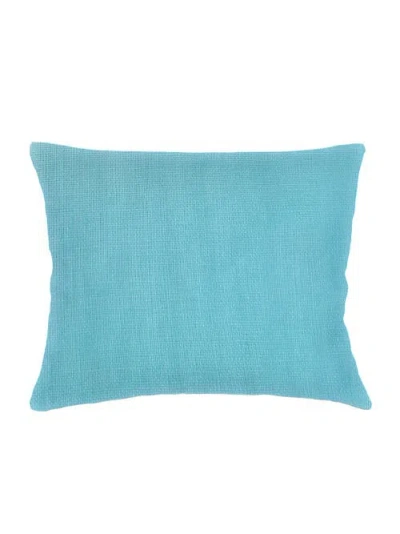 Anaya So Soft Linen Dutch Euro Pillow With Down Insert In Caribbean