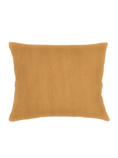 Anaya So Soft Linen Dutch Euro Pillow With Down Insert In Tuscan Yellow