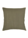 Anaya So Soft Linen Euro Pillow Cover Only In Olive Green