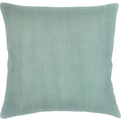 Anaya So Soft Linen Euro Pillow Down Alternative Insert In Mint Green