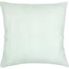 Anaya So Soft Linen Euro Pillow With Down Alternative Insert In Bright Aqua