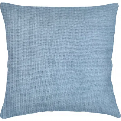 Anaya So Soft Linen Euro Pillow Down Insert In Coastal Blue