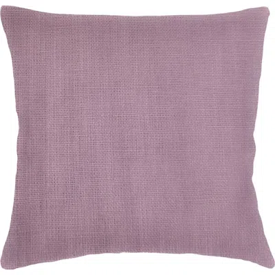 Anaya So Soft Linen Euro Pillow With Down Alternative Insert In Lavender