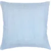 Anaya So Soft Linen Euro Pillow Down Insert In Light Blue