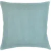 Anaya So Soft Linen Euro Pillow Down Insert In Mist Blue
