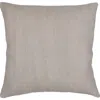 Anaya So Soft Linen Euro Pillow Down Insert In Rustic Beige