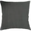 Anaya So Soft Linen Euro Pillow With Down Alternative Insert In Antique Grey