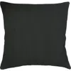 Anaya So Soft Linen Euro Pillow With Down Alternative Insert In Black