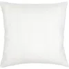 Anaya So Soft Linen Euro Pillow With Down Alternative Insert In Bright White